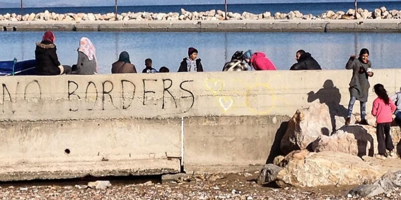Syrian refugees at Souda camp, Chios, Greece, 2017. Photo: Pål Nesse/NRC