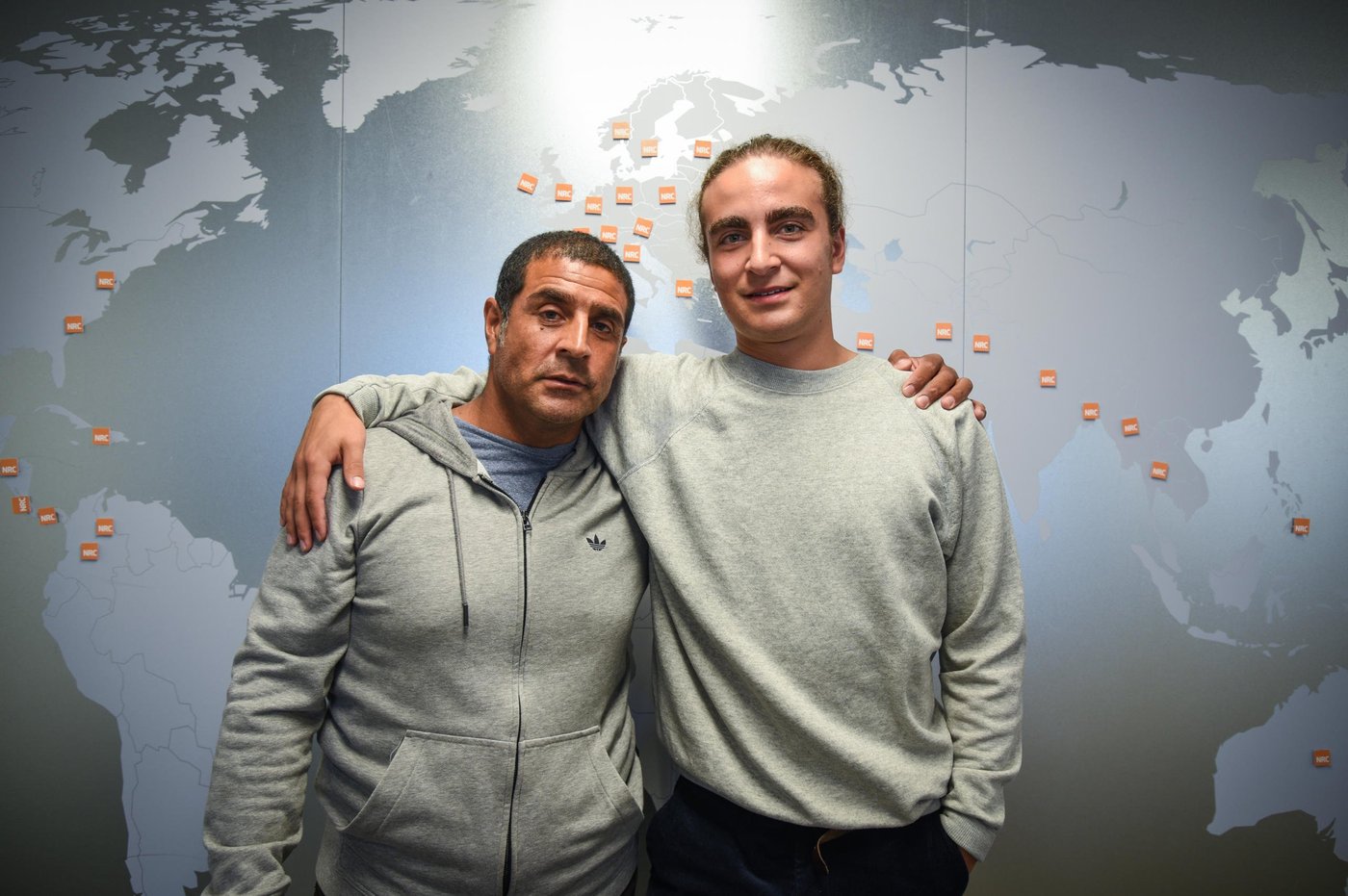 Marlon Langeland and his father, René Valdés.
Photo: Ingebjørg Kårstad/NRC