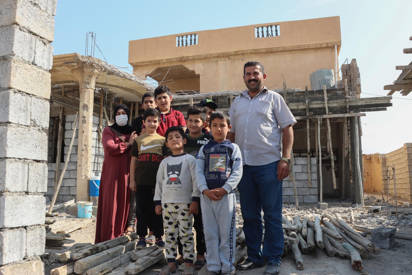 "I wish my house to be finished in proper way, so I am comfortable in. Finishing furniture and doing beautiful thing such garden." (Dijla)