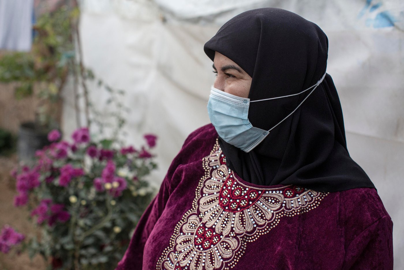 Her family fled to Lebanon from their home in Syria after being caught up in the war there, in 2013.

They moved into their current tent in 2006.Thanks to wood supplied by NRC, the family have been able to double the size of their home since they first bought it from its previous tenant. NRC also supplied and maintains toilets in their settlement, supplies water for drinking and washing, hygiene kits and waterproofing materials.  

_____________________
Photo: Sam Tarling/NRC