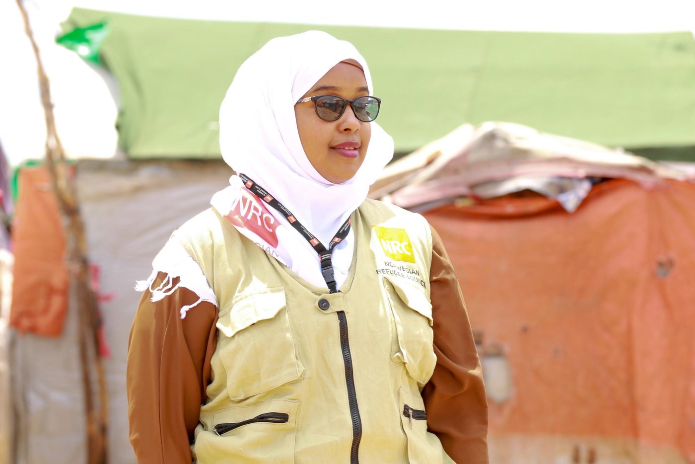 Munira at Kahda IDP settlement - One of the biggest IDP settlements in Mogadishu which hosts more than tens of thousands of internally Displaced People (IDPs). Photo: Abdulkadir/NRC.