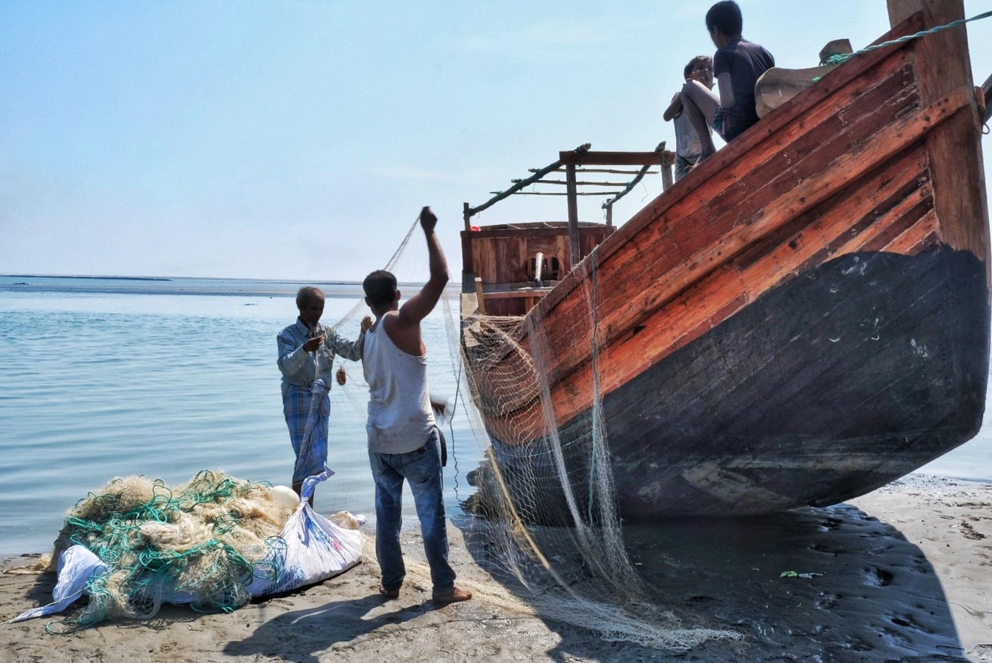 Fishing - the main occupation in the island. Photo: Ayesha Nawshin/NRC
