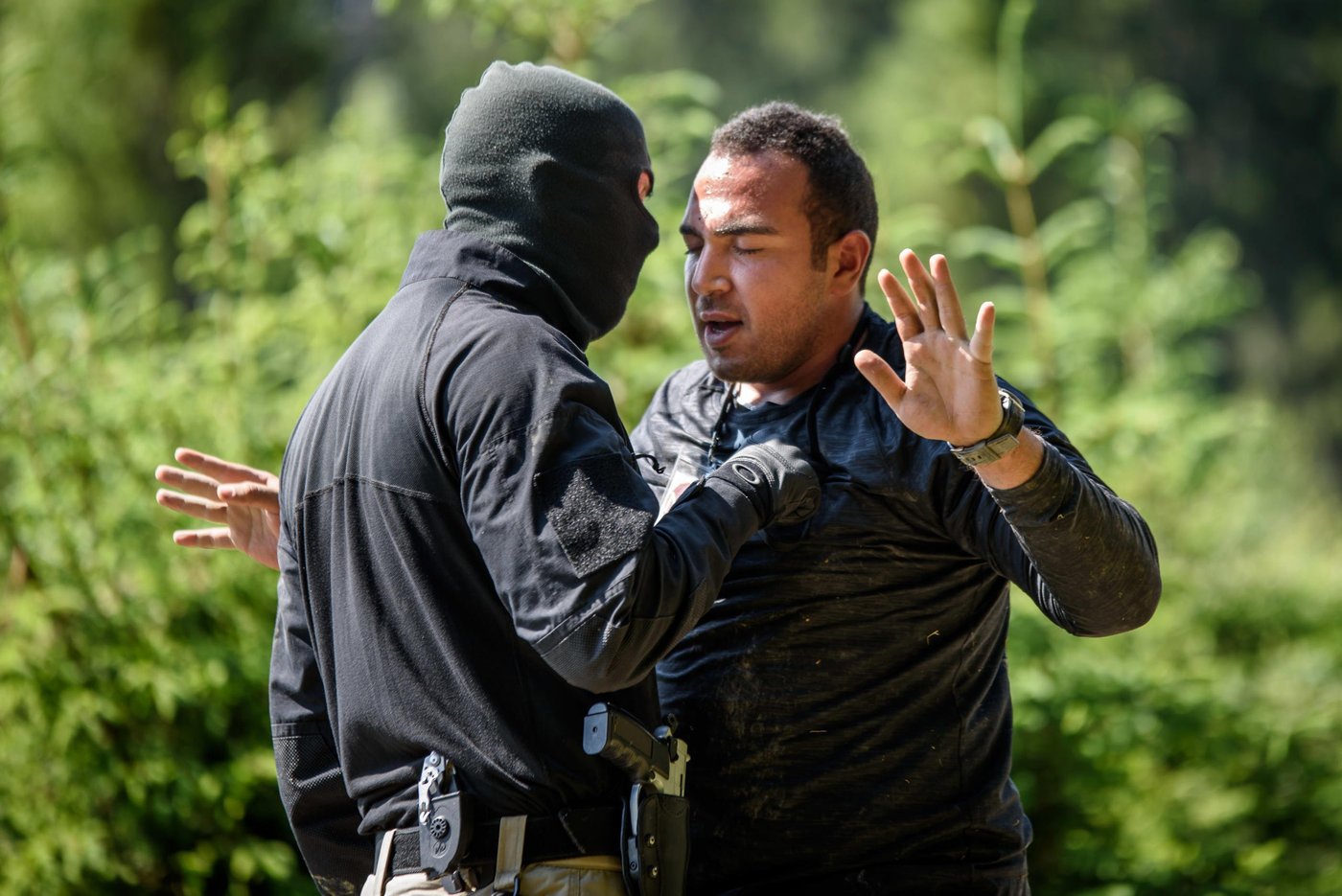 HEAT training at Garder, Norway 2018.
Do not use without contacting Global Security training advisor Thomas Willard at thomas.willard@nrc.no.
Photo: Beate Simarud/NRC