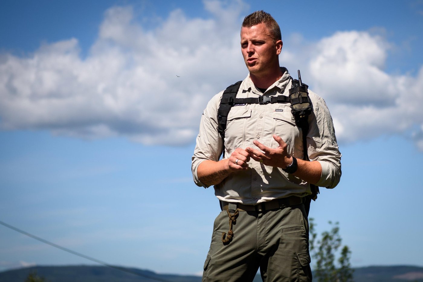 HEAT training at Garder, Norway 2018.
Do not use without contacting Global Security training advisor Thomas Willard at thomas.willard@nrc.no.
Photo: Beate Simarud/NRC