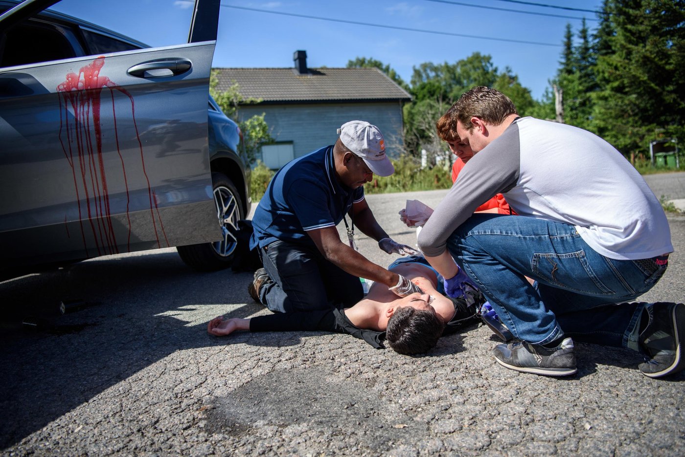 HEAT training at Garder, Norway 2018.
Do not use without contacting Global Security training advisor Thomas Willard at thomas.willard@nrc.no.
Photo: Beate Simarud/NRC