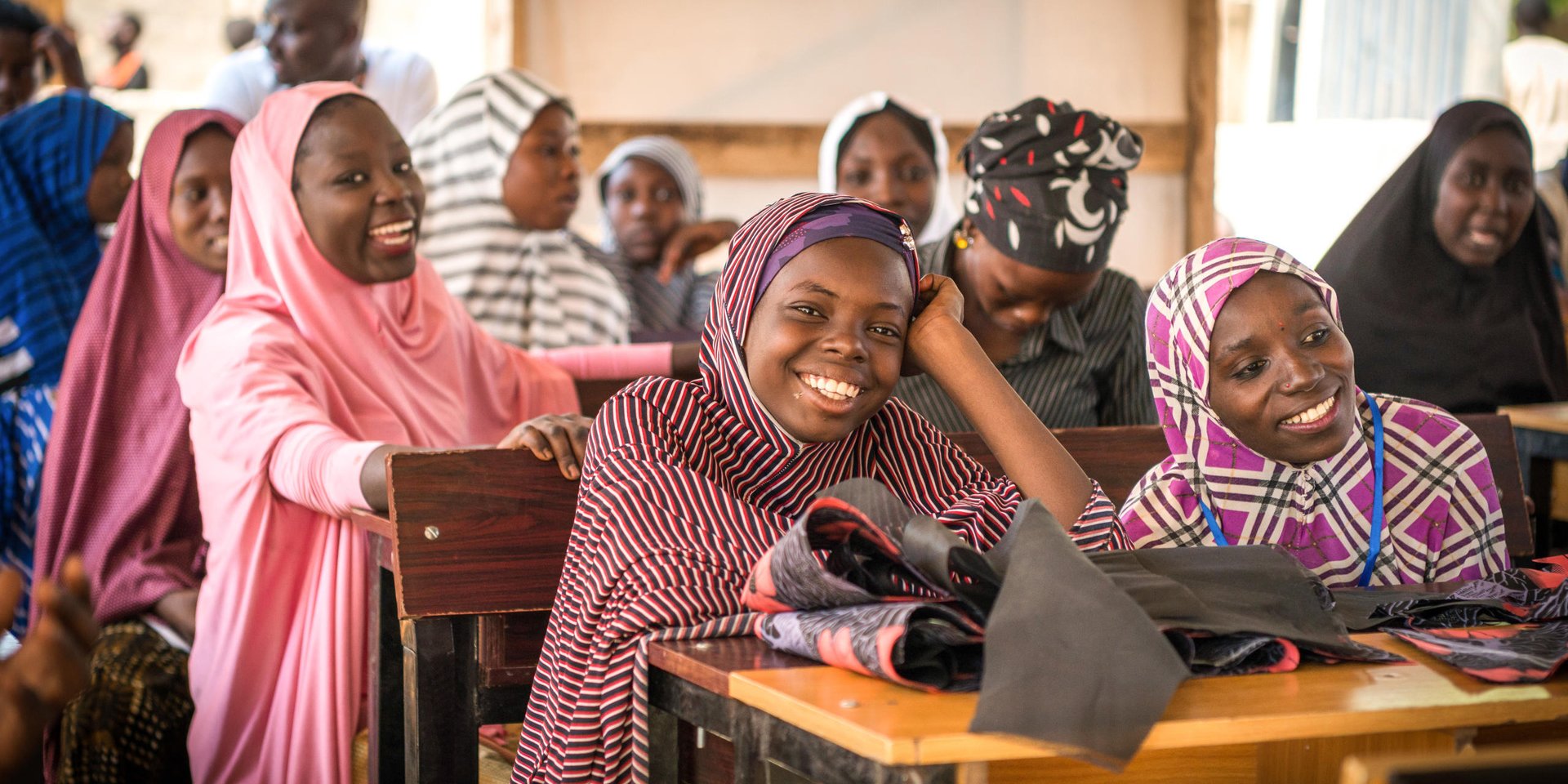 Life skill learning program, Maiduguri, Nigeria. 2018
Photo: Beate Simarud/NRC