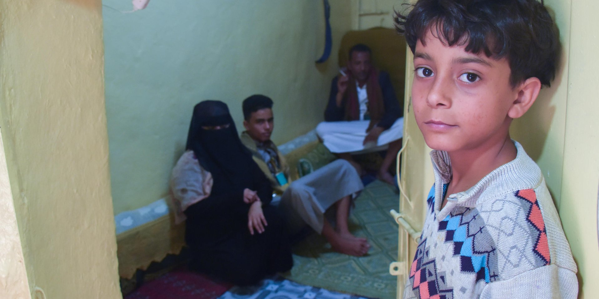 Naji, 10, lost his father in an airstrike on their neighbourhood in Hajjah in 2015. 

Photo: Karl Schembri/NRC
