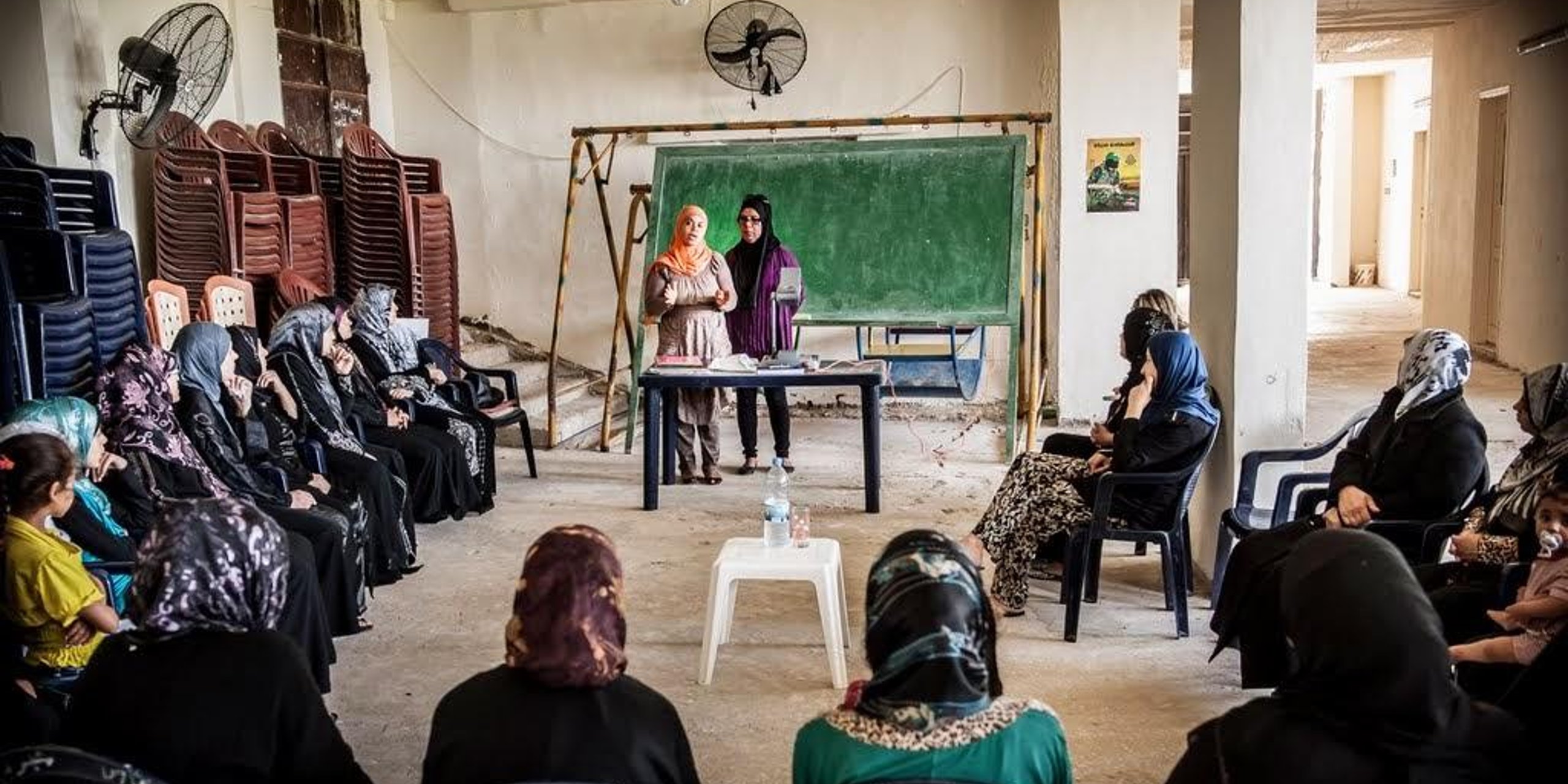 “They told us that we would do better to work for our people’s rights first. We say that our battle for the Palestinian refugees’ rights starts with our battle for the Palestinian women’s rights!” Ahlam Abou Sahyoun Photo: NRC/Christian Jepsen
