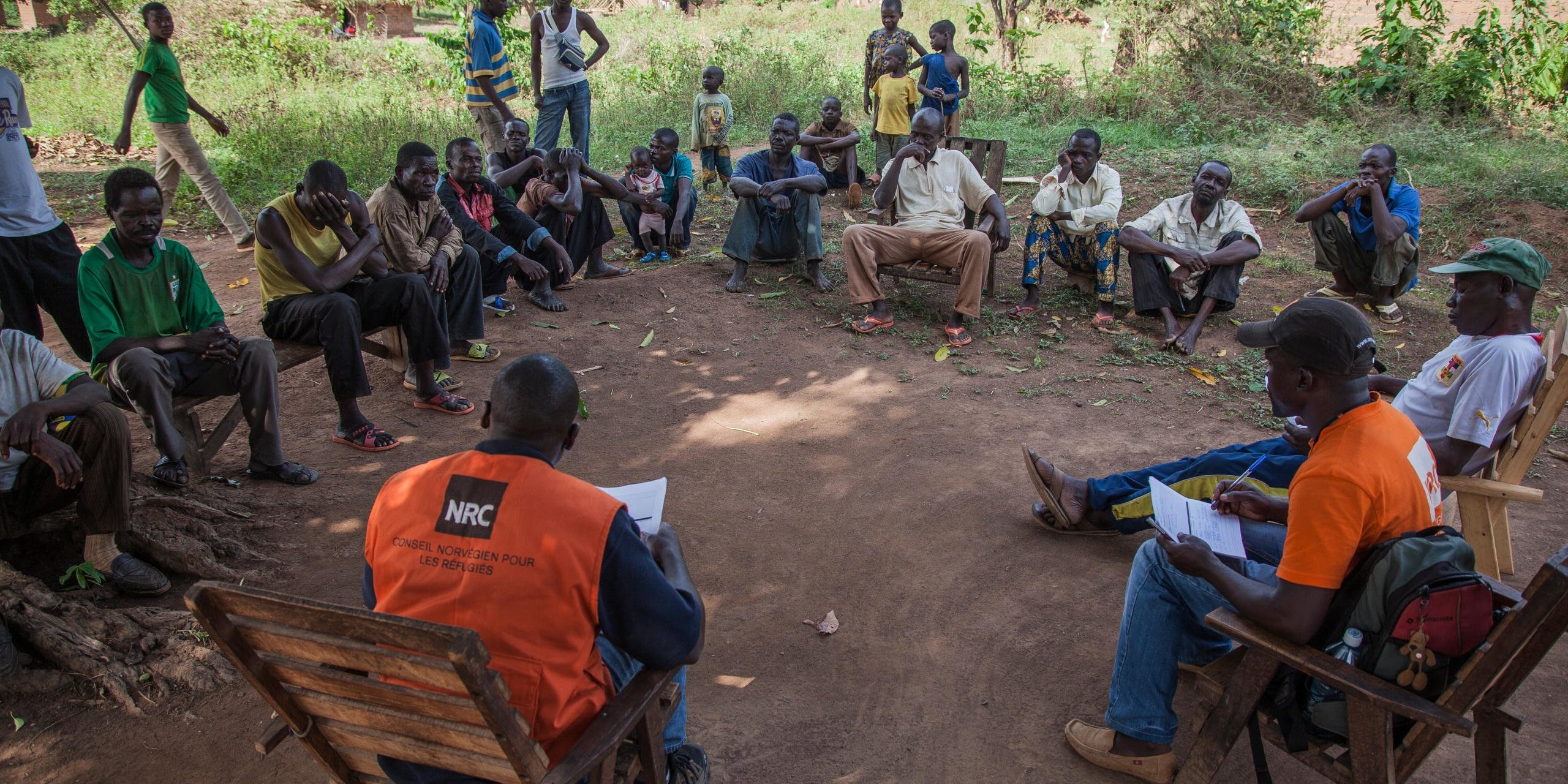 Focus group in Bombe village Photo: NRC/Jose Cendon