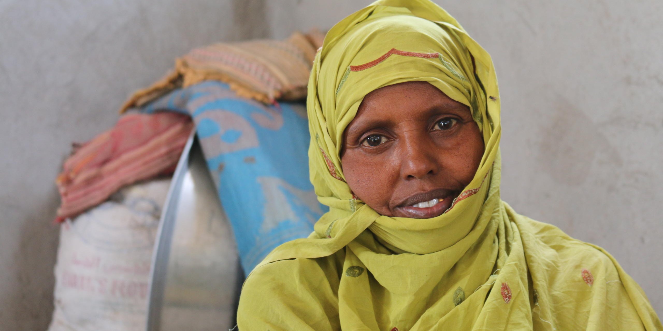 Halimo is 36 year old mother of four boys. She lives in Section 5 of the Ali Adde Refugee Camp. She was born in Mogadishu, she escaped to save her life after deadly armed violence broke out in 1991 following the fall of the Siad Barre regime. Photo by Nashon Tado/NRC