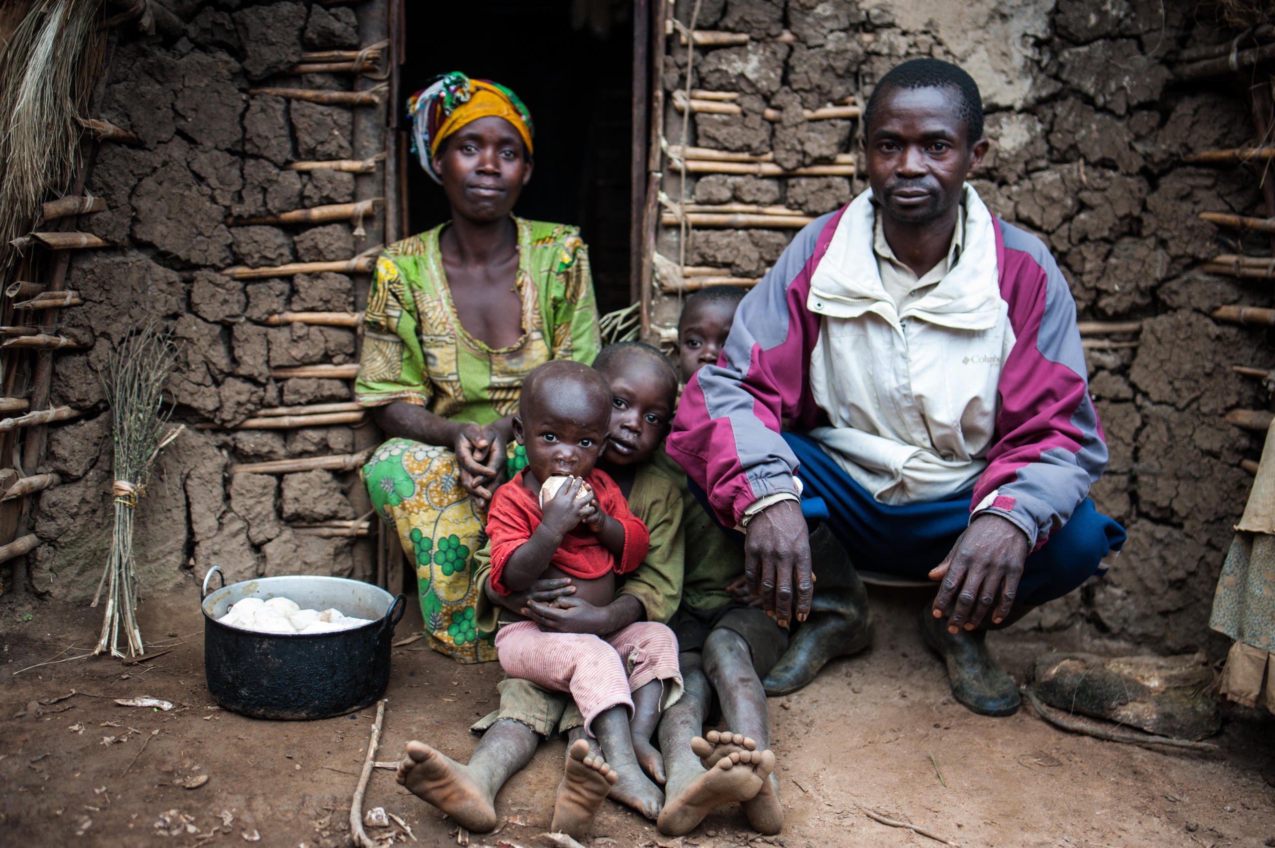 Saidi Olivier (right), 39, was displaced from Mutarungwa village to Mpati IDP settlement in July 2016. He arrived to Mpati with his wife Nyirarukundo Anonciate, 39, and their five children.
“In my home village I was a farmer. When the clashes broke out, I fled with my family. I was during the night. I couldn’t save anything except my children and my wife. I lost four pigs, three goats and our clothes. I have lost all necessary things we had in our household like plates etc.
“Since we arrived to Mpati we have had many problems. We lack food, clothes, proper shelter etc. The children are not in school because we don’t have the money for school fees. Every day I struggle to supply food for my family.
He always offers his services to cultivate the fields belonging to the host community. He works in the fields everyday from 6am to 4pm.
He has not received any humanitarian assistance since arriving to Mpati.
Saidi has no hope of returning to his home village due to the insecurity there.
In the Mpati area in North Kivu province, NRC is implementing a multi-sector assistance programme funded by the European Commission (ECHO). The programme aims to improve lives for displaced populations and the most vulnerable host families by offering education, food security and legal assistance. The two ongoing ECHO funded programmes in North and South Kivu provinces, implemented by NRC, are reaching a total of 174. 675 people (25.596 households).
Photo credit: NRC/Christian Jepsen. March 2017